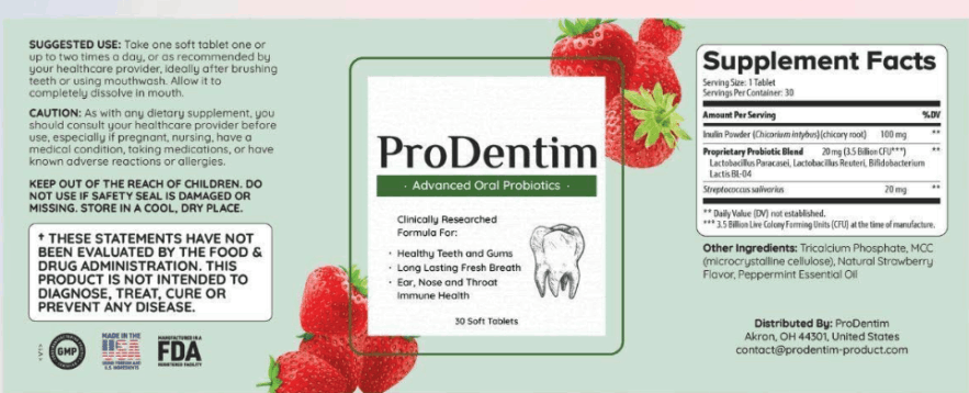  ProDentim Soft Tablets